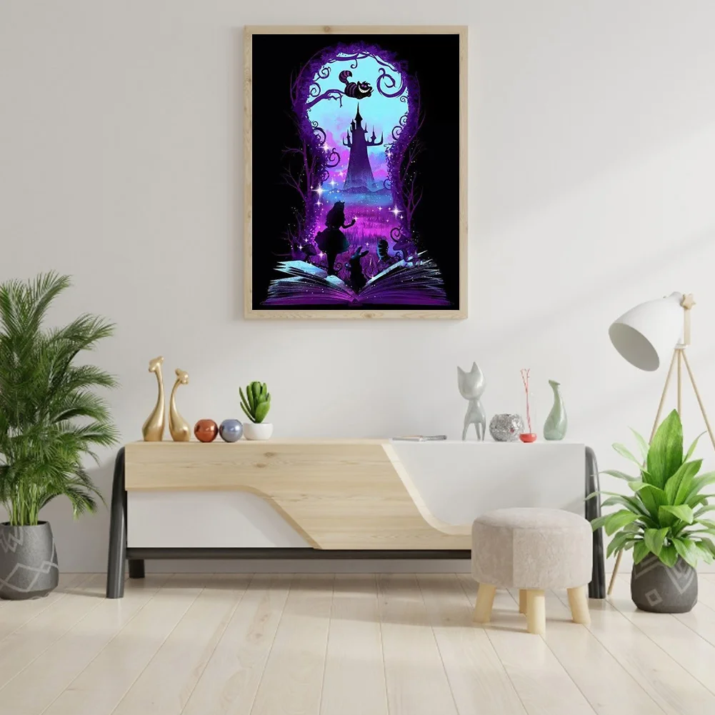Diamond Painting - Full Round Drill - Alice's Adventure in Wonderland(30*40cm)