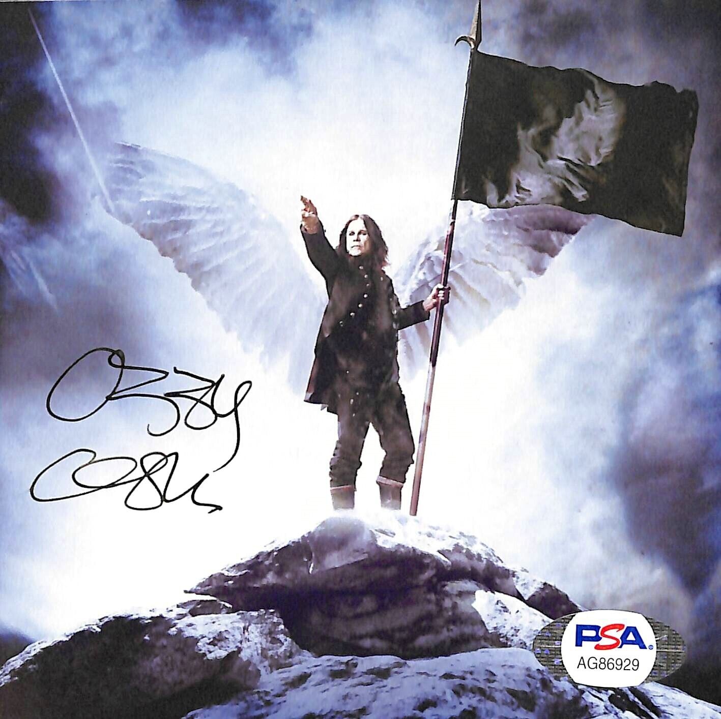 EXTREMELY RARE! Ozzy Osbourne Signed SCREAM Photo Poster painting CD Booklet Cover PSA COA!