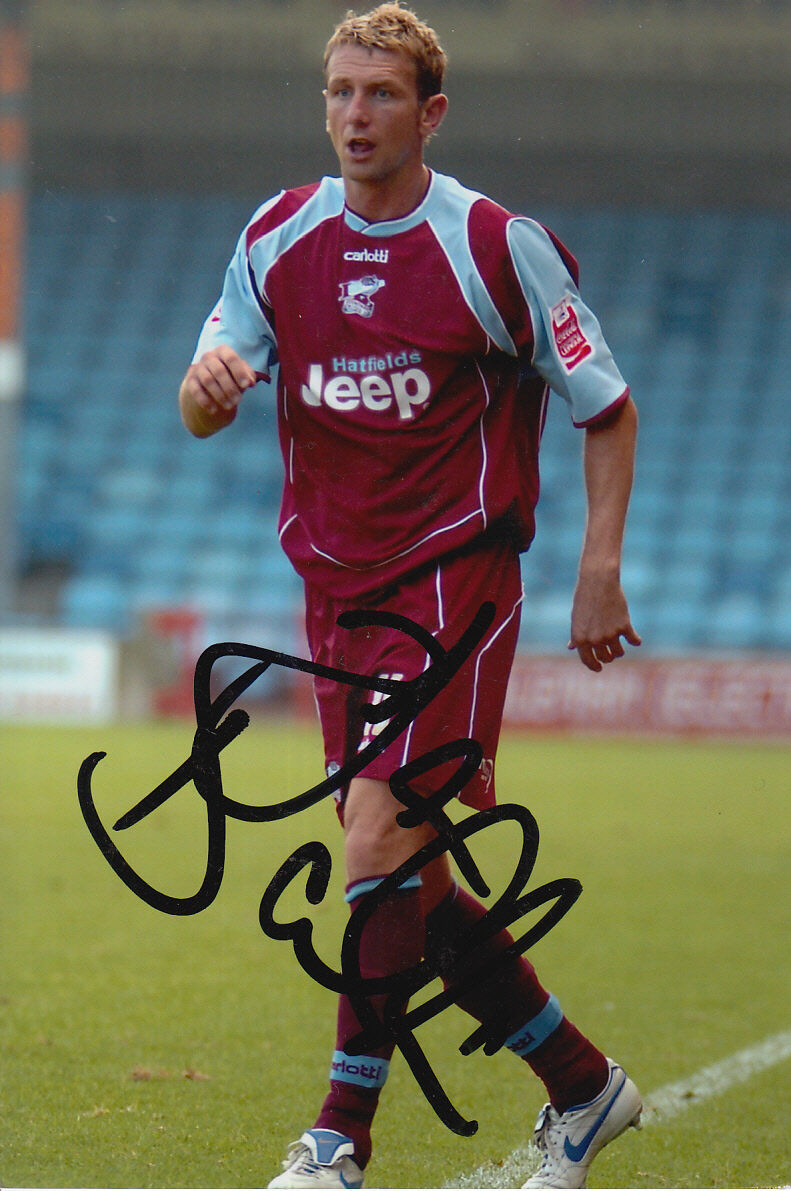 SCUNTHORPE HAND SIGNED IAN BARACLOUGH 6X4 Photo Poster painting.