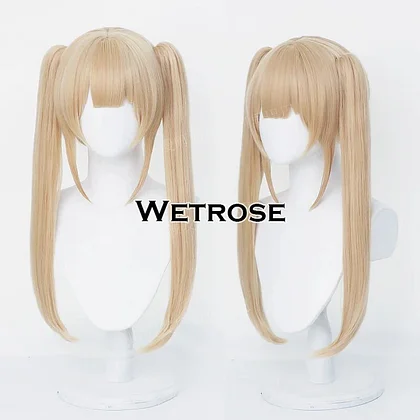 [Wetrose] Marie Rose Azur Lane Cosplay Costume Swimsuit Devilish Servant Against The Splashing Waves Wig Full Set