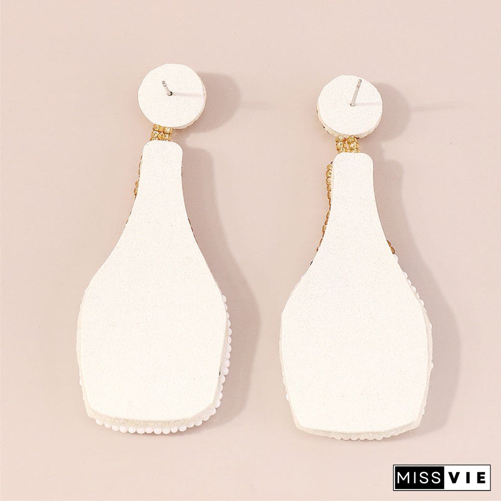 Casual Daily Patchwork Sequins Earrings