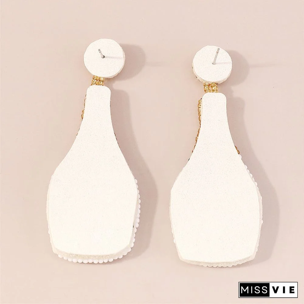 Casual Daily Patchwork Sequins Earrings