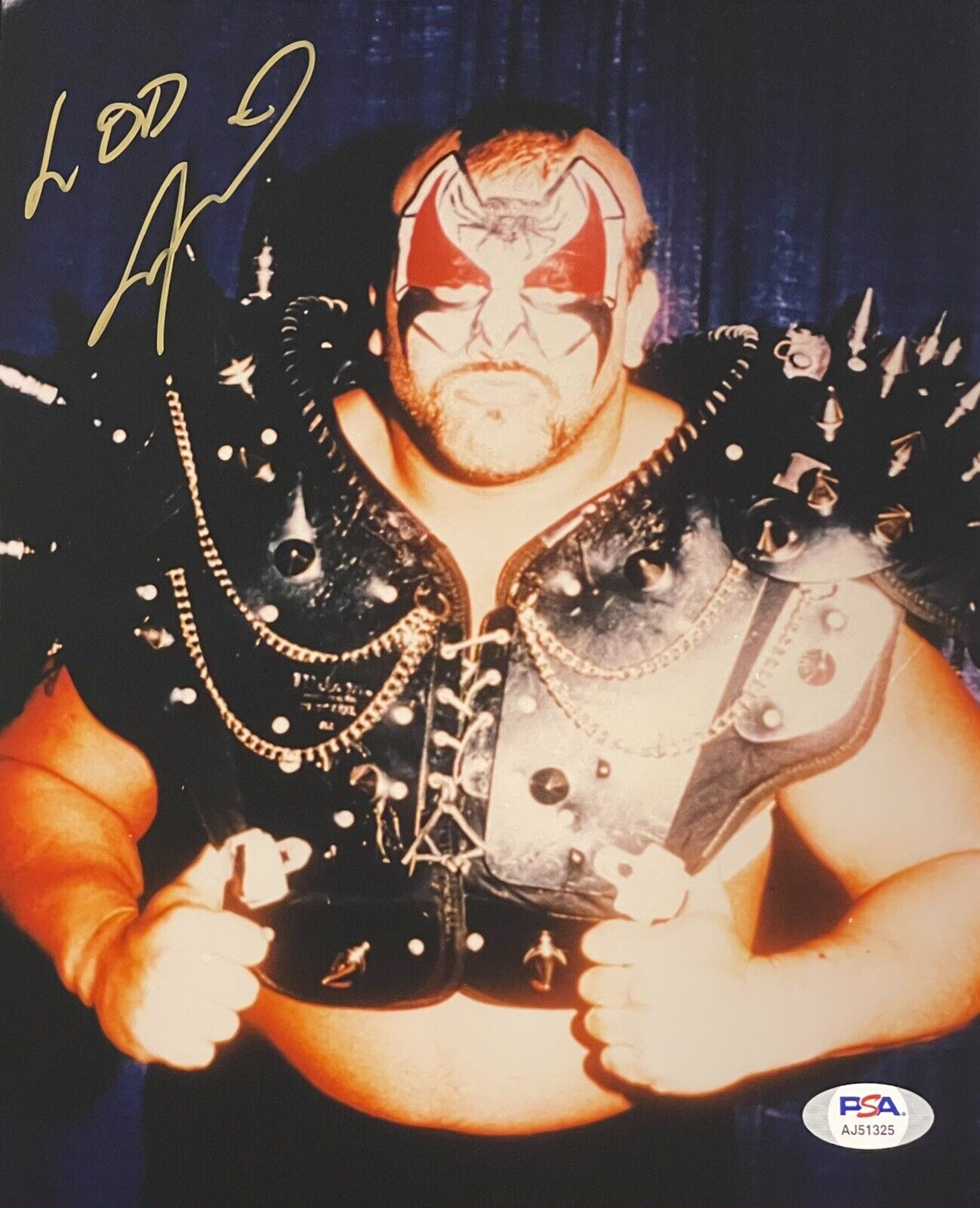 Joe Laurinaitis Signed Legion Of Doom Road Warrior Animal 8x10 Photo Poster painting PSA/DNA