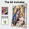 Framed Diamond Painting - Special Shaped - Our Lady (30x40cm)