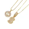 ✨Collier avec pendentif lettre de l'alphabet en or💕