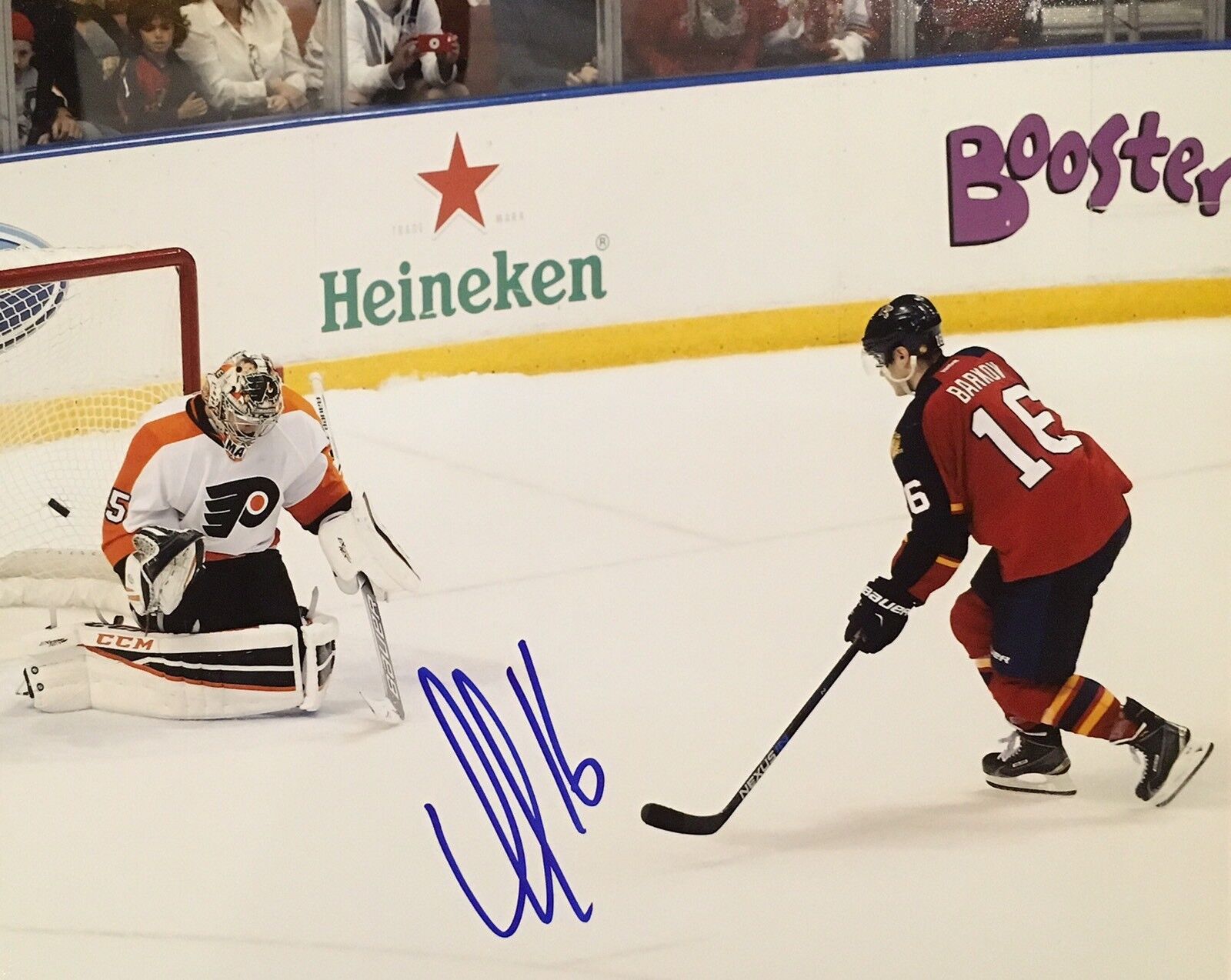 PROOF! ALEKSANDER BARKOV Signed Autographed 8x10 Photo Poster painting FLORIDA PANTHERS