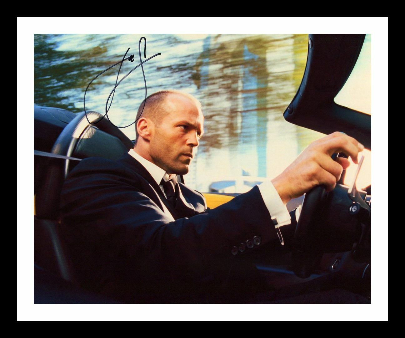 Jason Statham - The Transporter Autographed Signed & Framed Photo Poster painting