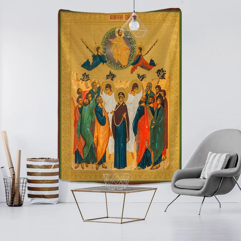 Jesus And His Disciples Tapestry Boho Wall Decor Hippie Wall Hanging Wandkleed Mandala Psychedelic Tapestry Wal