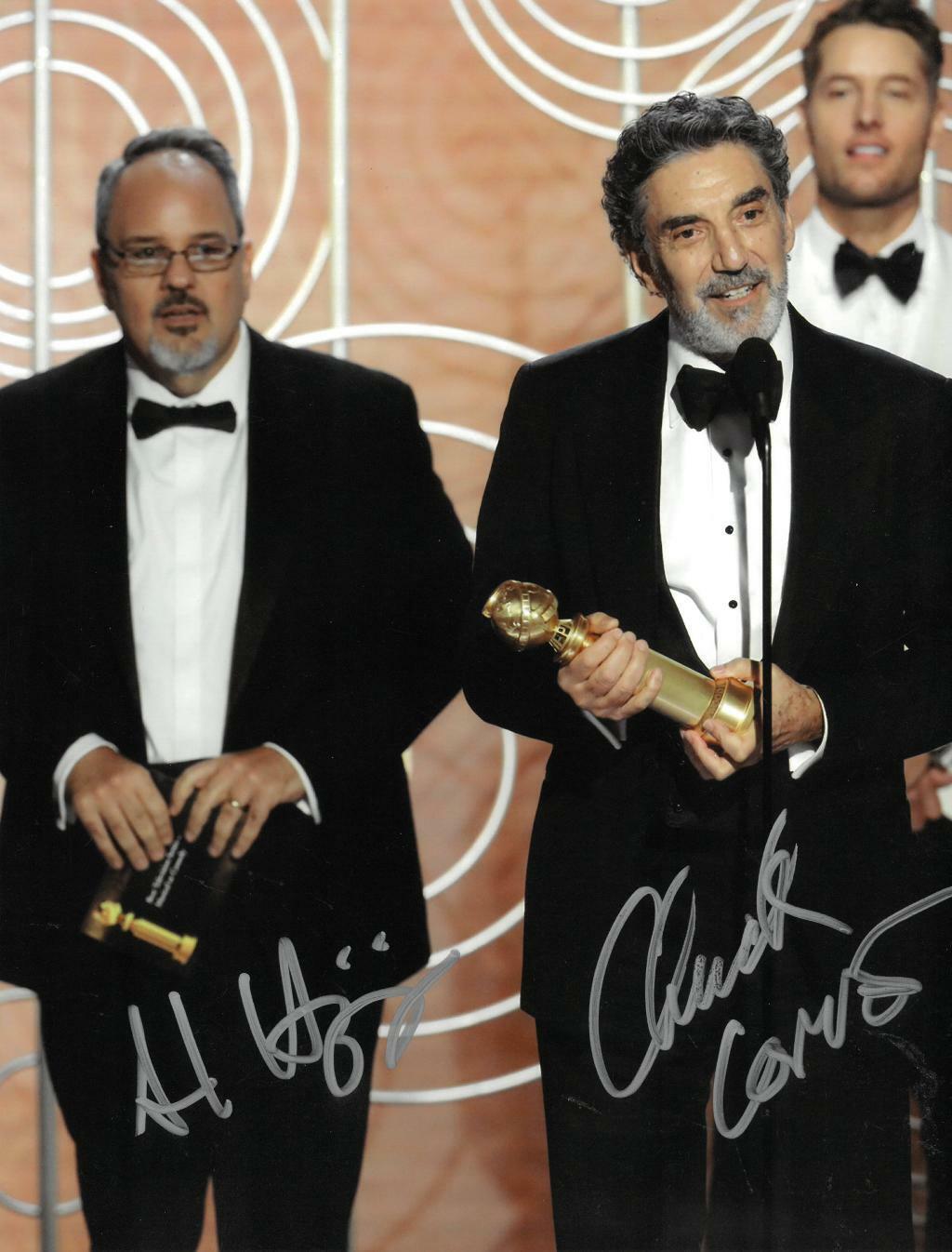 Chuck Lorre/Al Higgins Signed Authentic Autographed 8.5x11 Photo Poster painting BECKETT #Q15628