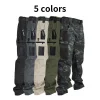 Men's Solid Color Tactical Work Pants