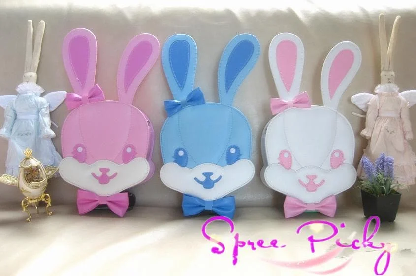 Lolita lovely rabbit head bag - 3 colors - SP140454
