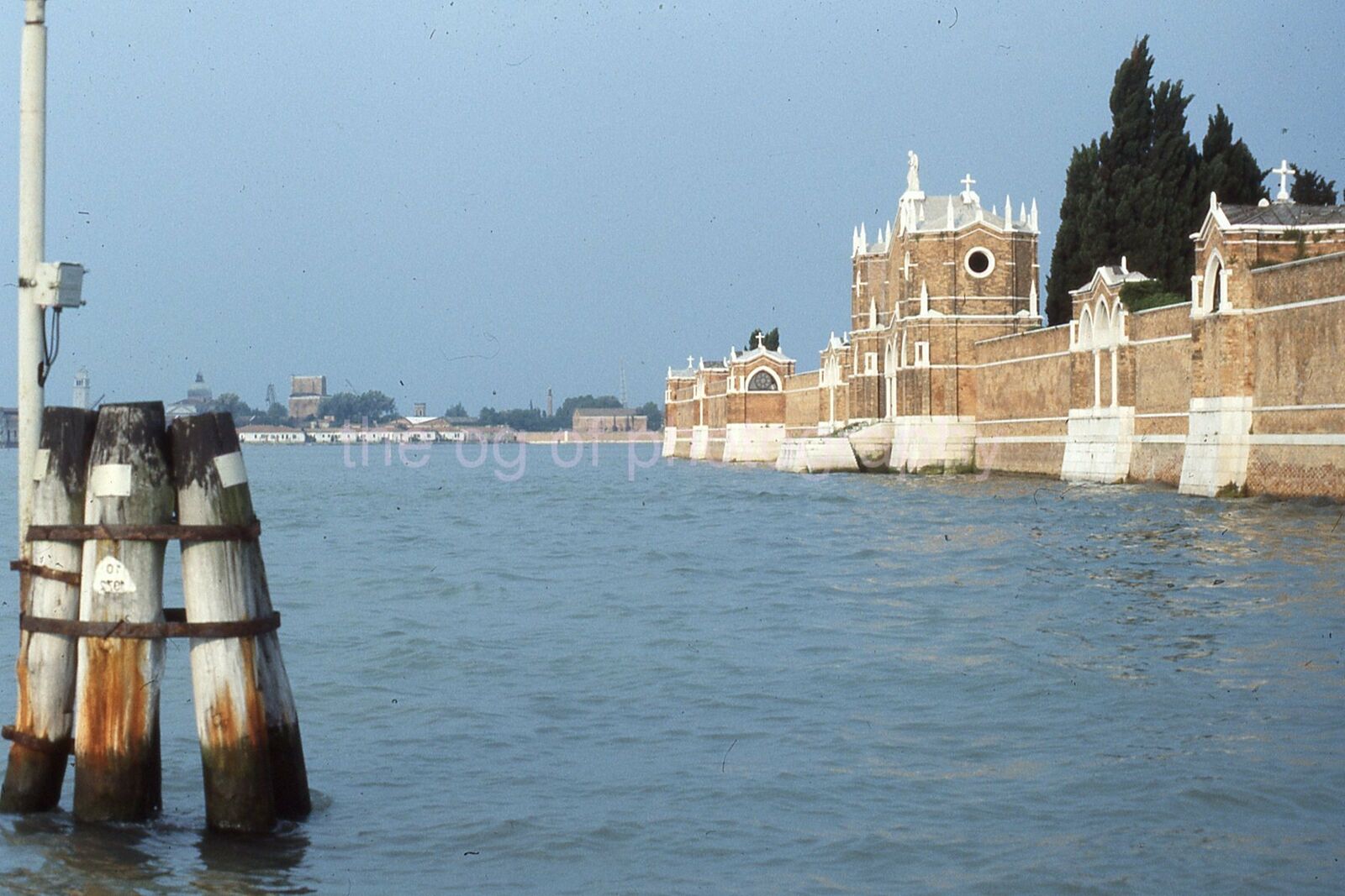 VENICE ABSTRACT Italy 35mm FOUND SLIDE TransparencyPhoto Poster painting 13 T 2