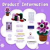 Halloween Crochet Starter Kit, Big Eye Flower Beginner Crochet, Craft Kits For Adults, Easy Crochet For Gift Home Decor