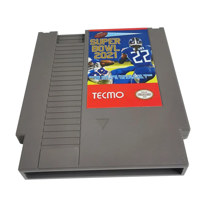 Tecmo Super Bowl 2021 For Nintendo NES - 8 Bit   Game Cartridge