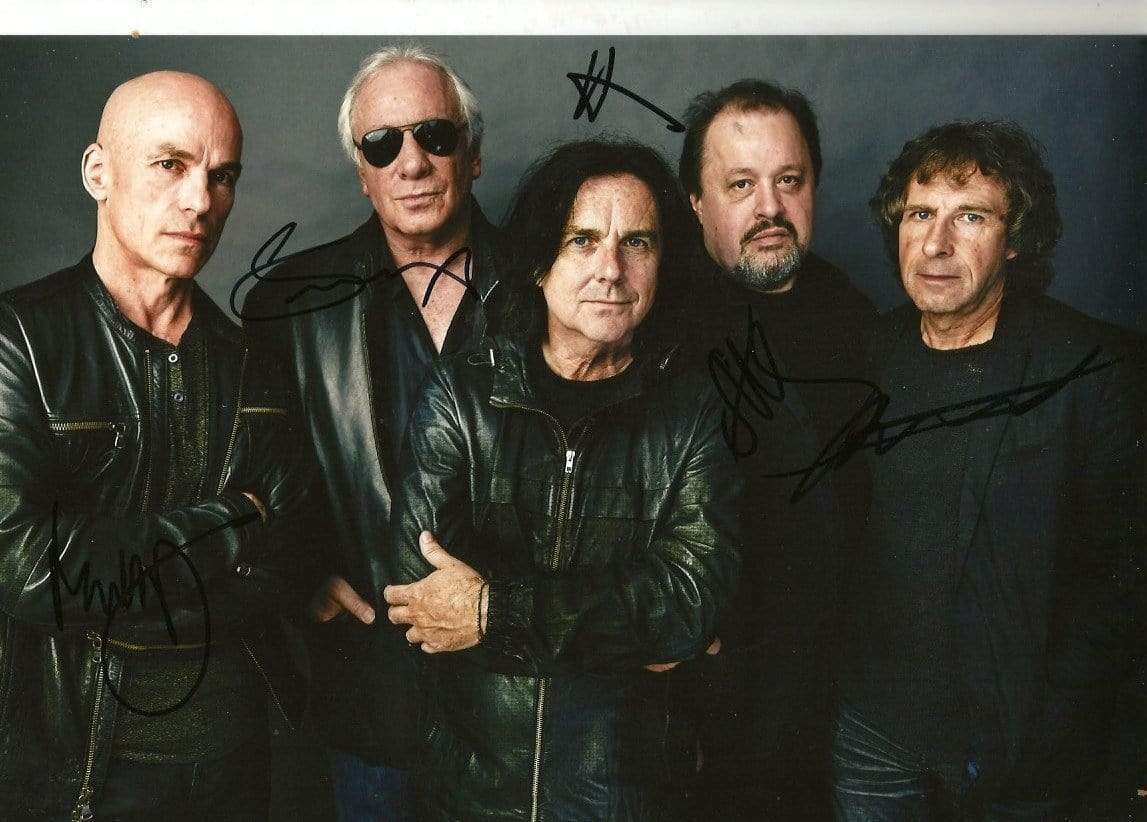 Marillion ROCK BAND autographs, In-Person signed Photo Poster painting