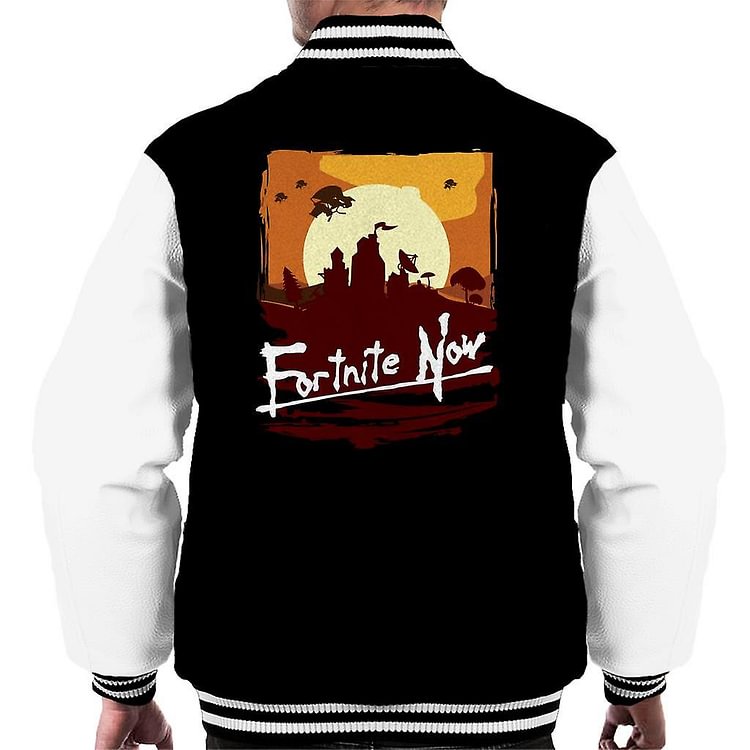 Fortnite Now Apocalypse Now Mix Men's Varsity Jacket