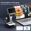 1000X Digital Microscope 4.3inch Screen Soldering Coin Microscope w/ 8 LED Light