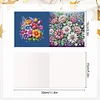 6Pcs fleurs (avec enveloppe)-carte de voeux bricolage