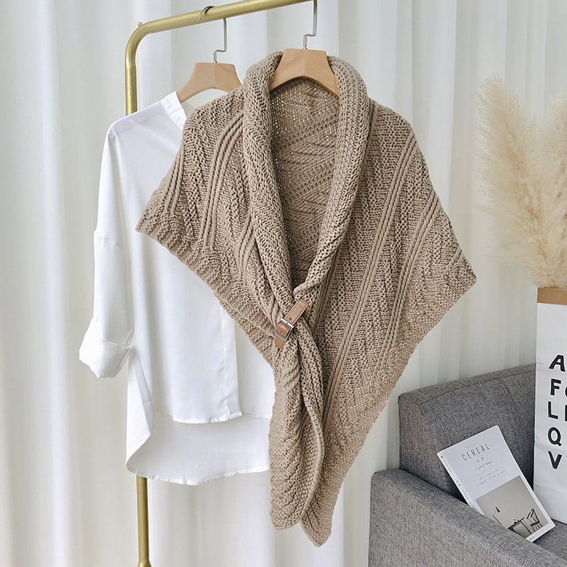 Multifunctional Triangle Shawl for Ladies