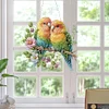 (US Only)Acrylic 2D Flat DIY Birds Hanging Diamond Art Kits Wall Door Decoration