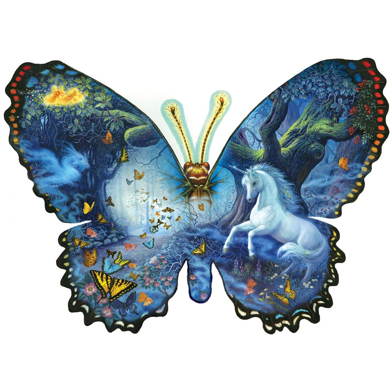 Flower Butterfly 40*40Cm (Canvas)Ab Diamond Painting gbfke