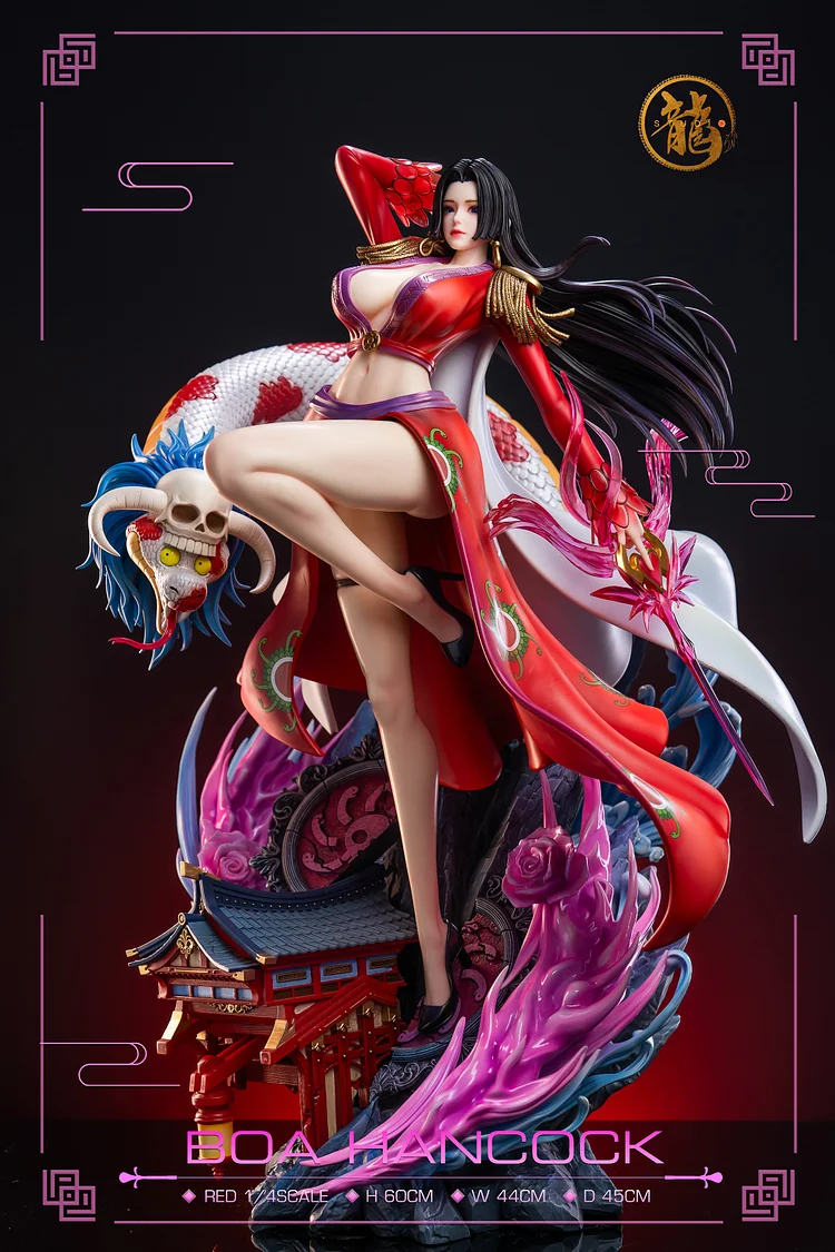 PRE-ORDER Dragon Studio - One Piece Series 002 - Boa Hancock 1/4 Statue(GK)  (Adult 18+)