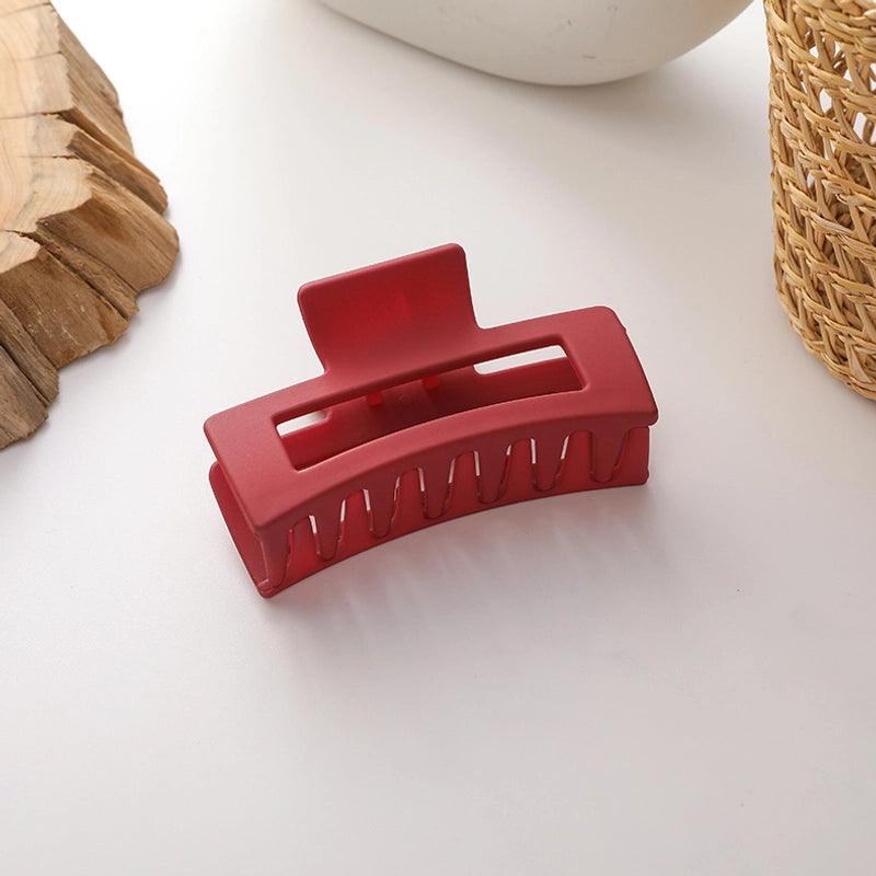 Korea Simple Square Type Back Head Plate Hair Ornaments Bath Shark Clip