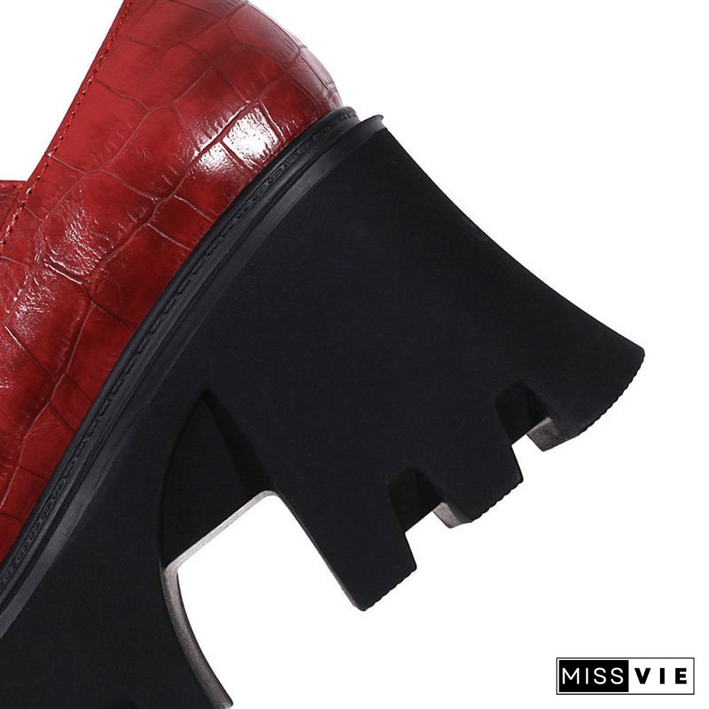 Vintage Mary Jane Shoes Platform Strap Buckle