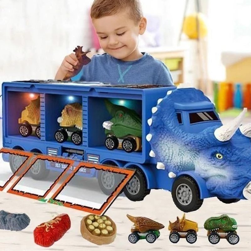 Dinosaur Transport Toy Car With Its Own Music And Lights