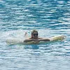 65 Inch Inflatable Jumbo Pool Noodles Floats for Kids and Adults (Silver)