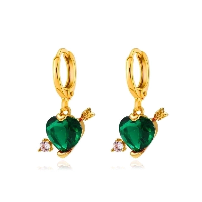 1 Pair Minimalist Flower Copper Plating Inlay Crystal Rhinestones Zircon 18k Gold Plated Gold Plated Silver Plated Earrings Ear Studs