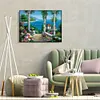Sea View Cottage-Paint By Numbers Acrylic Painting 50*40cm