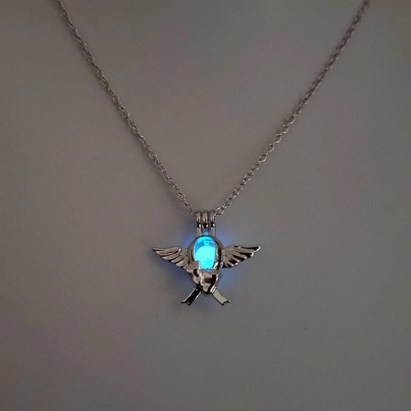 Luminous Hollow Diy Cage Christmas Tree Women’s Necklace