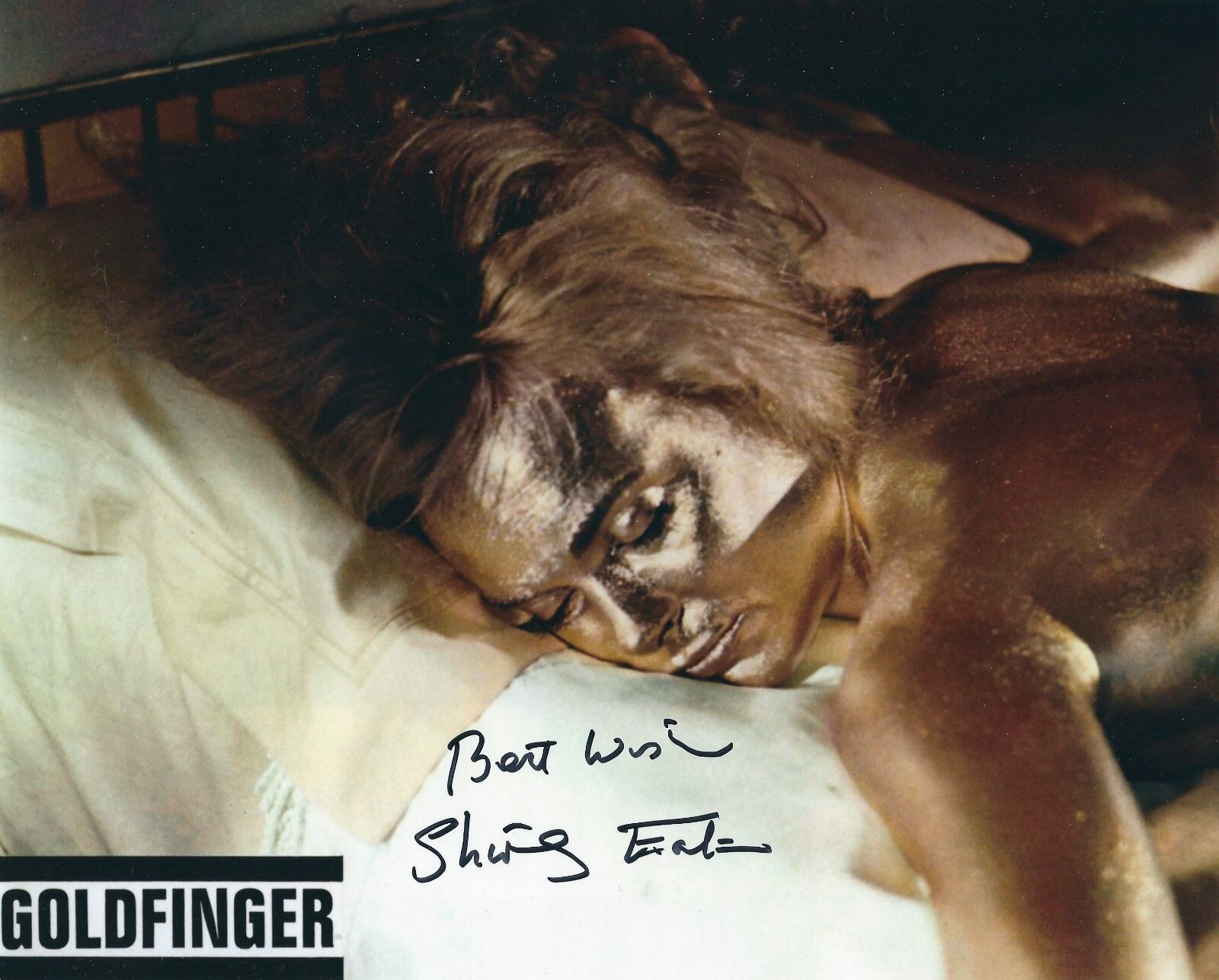 SHIRLEY EATON SIGNED 007 JAMES BOND 8x10 Photo Poster painting 4 - UACC & AFTAL RD AUTOGRAPH