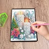 50 Pages A5 Special Shaped Candle Mosaic Diamond Sketching Book Kit