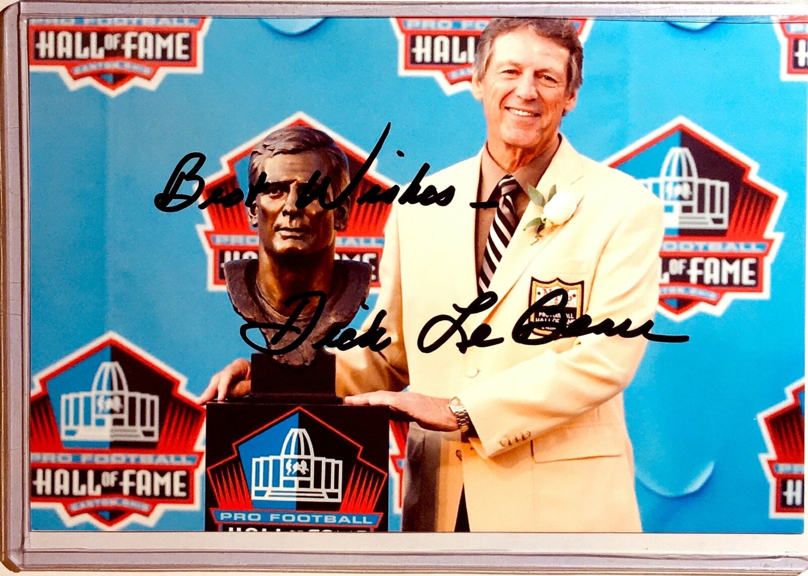 Dick LeBeau Signed 4x6 Photo Poster painting Pittsburgh Steelers HOF Ohio State Buckeyes Auto