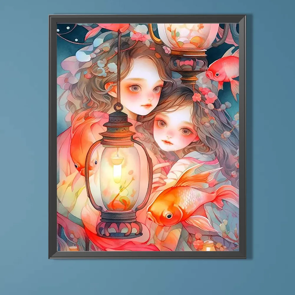 Full Round Diamond Painting 40*50cm - Girl