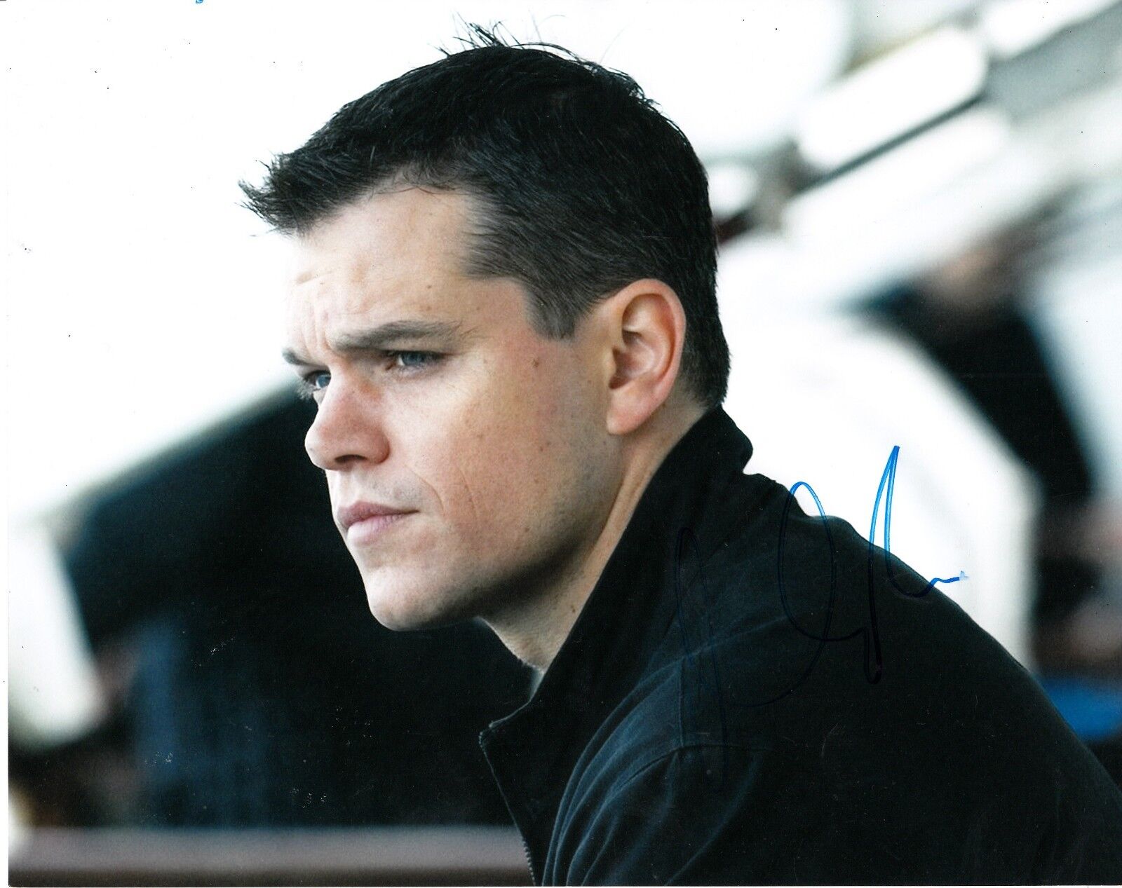 MATT DAMON SIGNED JASON BOURNE Photo Poster painting UACC REG 242 (3)