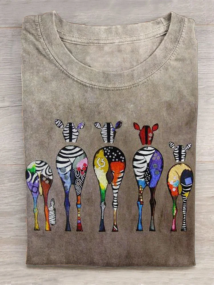 Animal Art Print T-Shirt