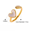 Stylish Bling Rhinestone Zircon 18K Golden Ring