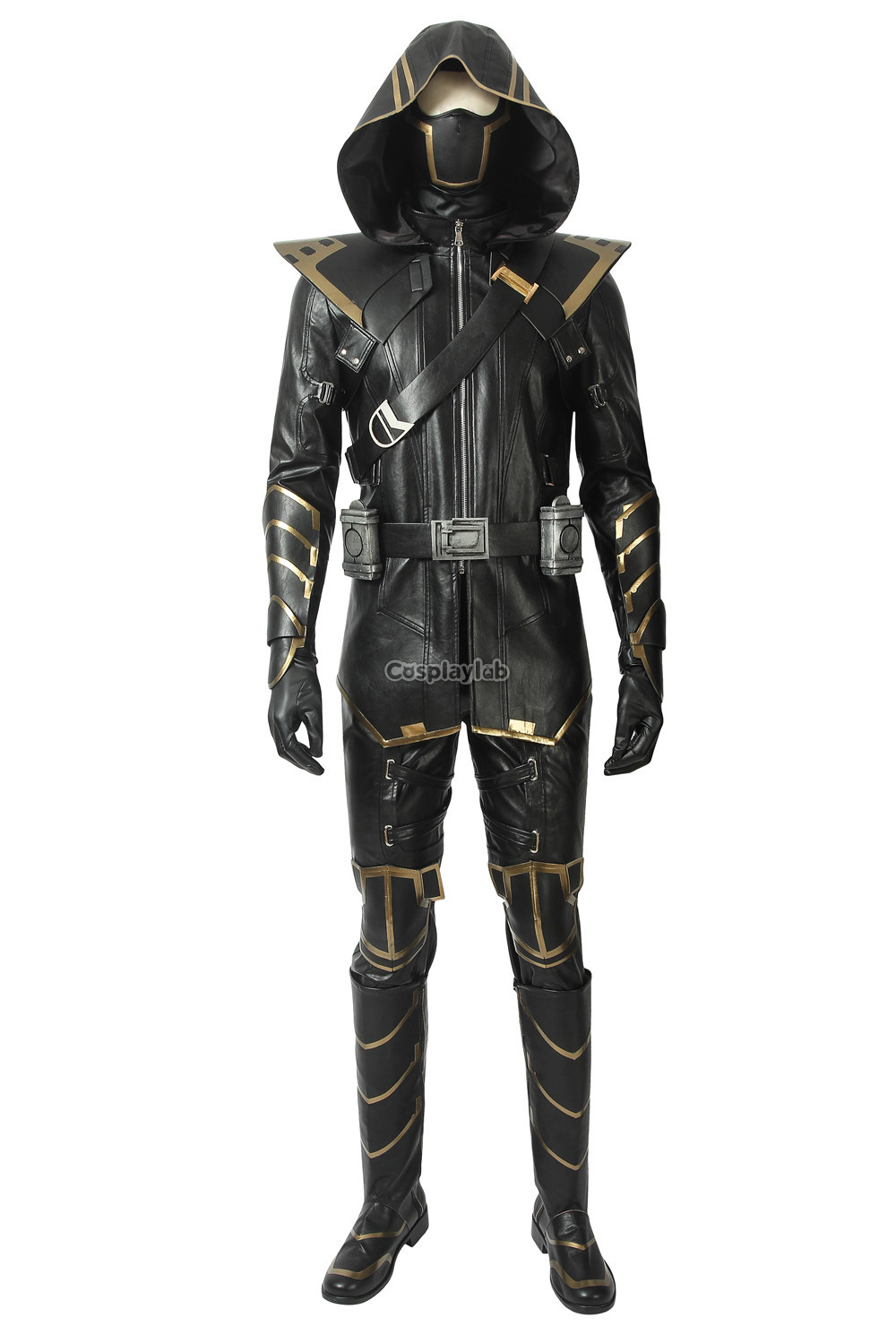 Clinton Barton Ronin Black Outfit Cosplay Costume