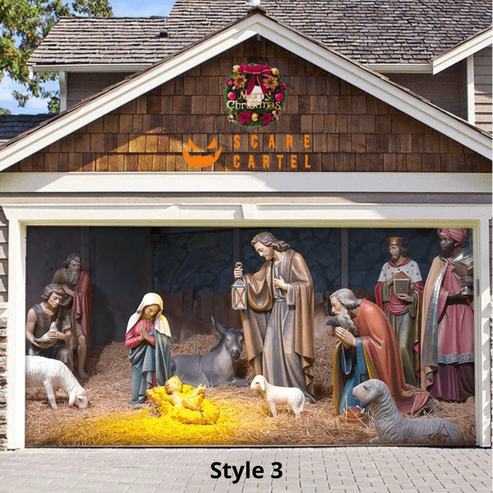 Christmas Garage Door Decoration