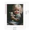 Diamond Painting -DIY Full Square Drill Cute Girl(35x45cm)