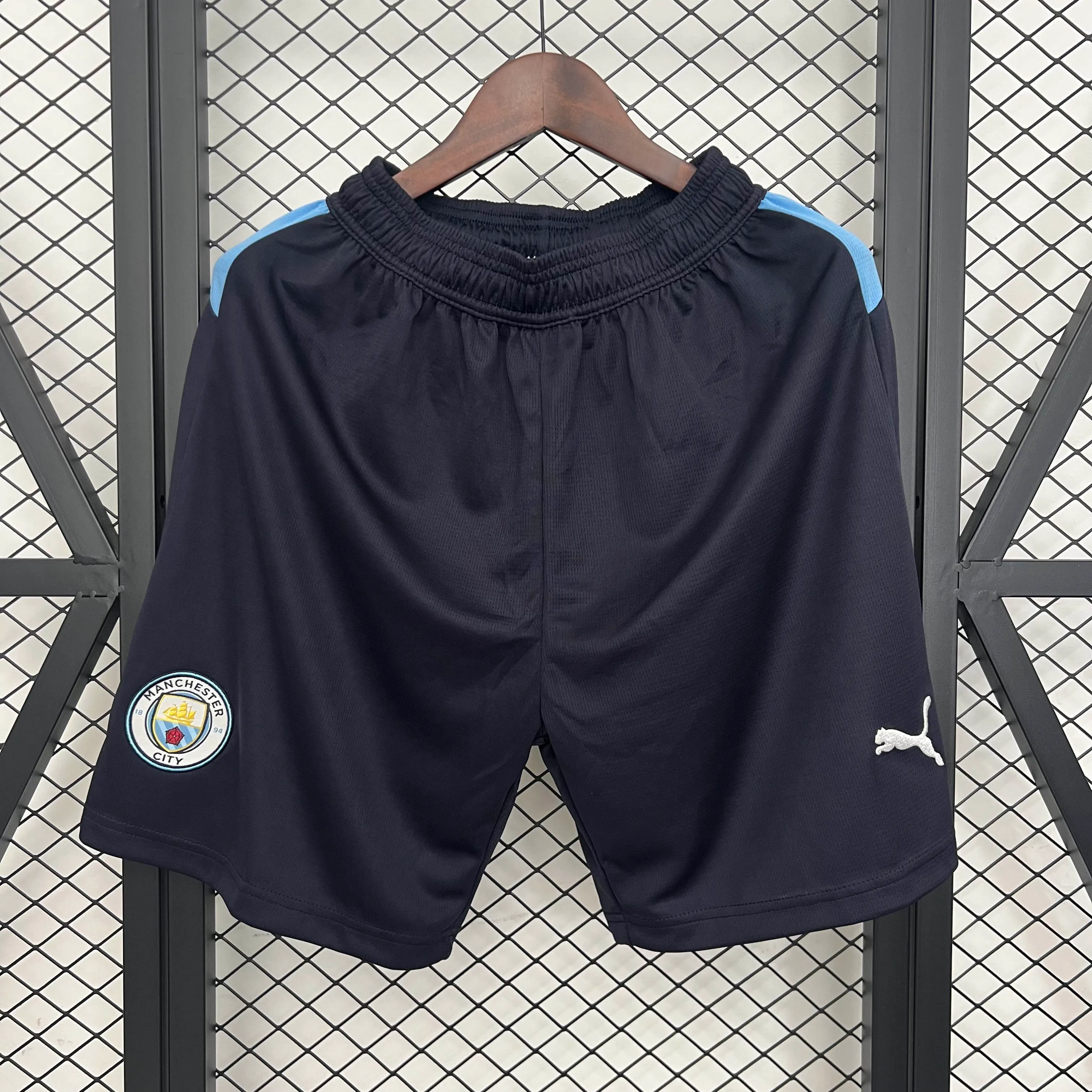 2025-2026 Shorts Manchester City Black Football Shirt 1:1 Thai Quality- Maxi Kit