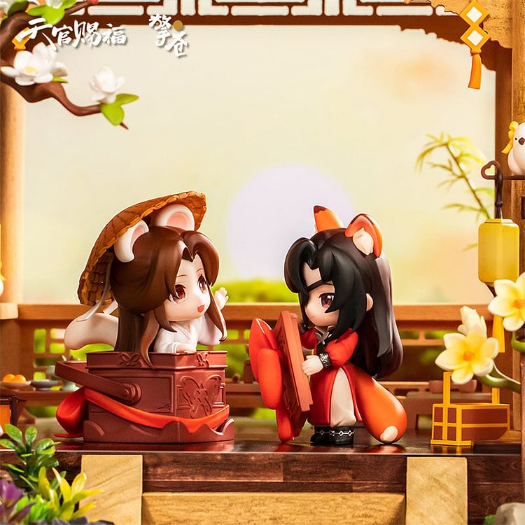 Heaven Official's Blessing Qing Cang Official Hua Cheng Birthday Figurine with Xie Lian