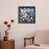 (30*30cm)Angel Girl - Round Partial AB Drill Diamond Painting