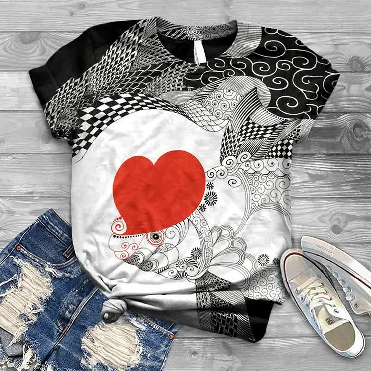 Danding Koi Japanese Print T-shirt