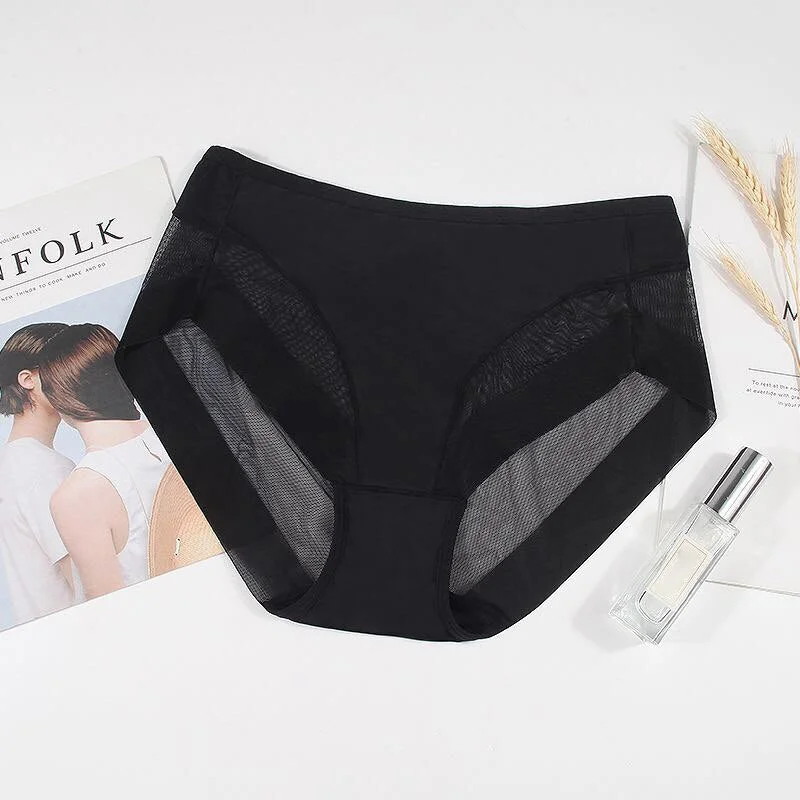 2020 New Great Panties for Sexy Ladies High Stretch Seamfree Women's Underpants Net Cloth Splicing Mesh Body Shaping Butt Lifter