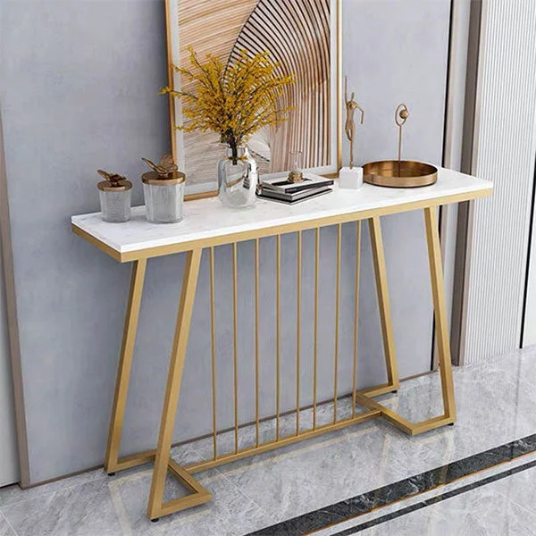 GLVEE Marble Hallway Table