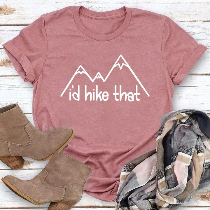 Id Hike That Hiking T-shirt Tee-04599-Annaletters